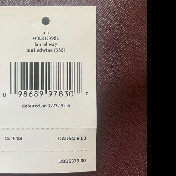 kate spade Ari Laurel Way Tote in Mulled Wine (Mulberry Purple) - Picture 13 of 16